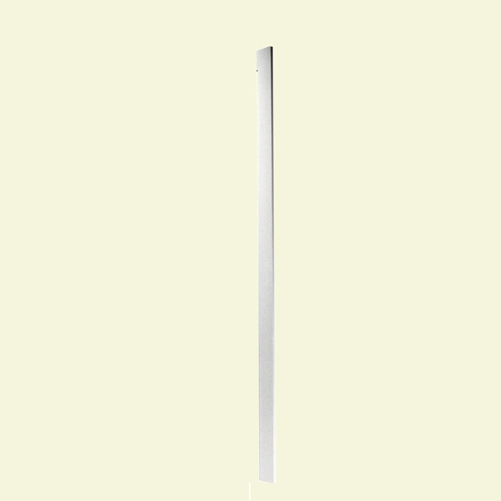 Shower Wall Batten Strip in Tahiti White