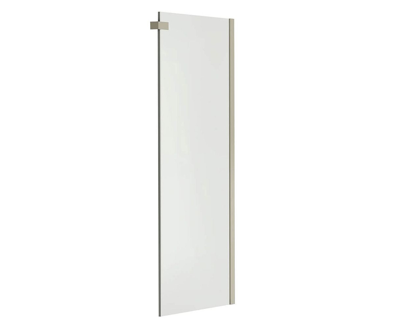 28.75 to 29.875in x 78.75in Maax Halo Clear Glass Frameless Return Panel for 32in Base, in Brushed Nickel 28.75 to 29.875in x 78.75in Maax Halo Clear Glass Frameless Return Panel for 32in Base, in Brushed Nickel