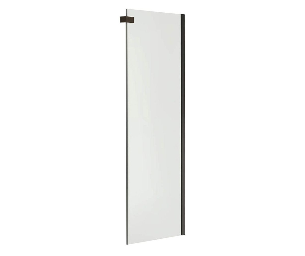 28.75 to 29.875in x 78.75in Maax Halo Clear Glass Frameless Return Panel for 32in Base, in Dark Bronze 28.75 to 29.875in x 78.75in Maax Halo Clear Glass Frameless Return Panel for 32in Base, in Dark Bronze