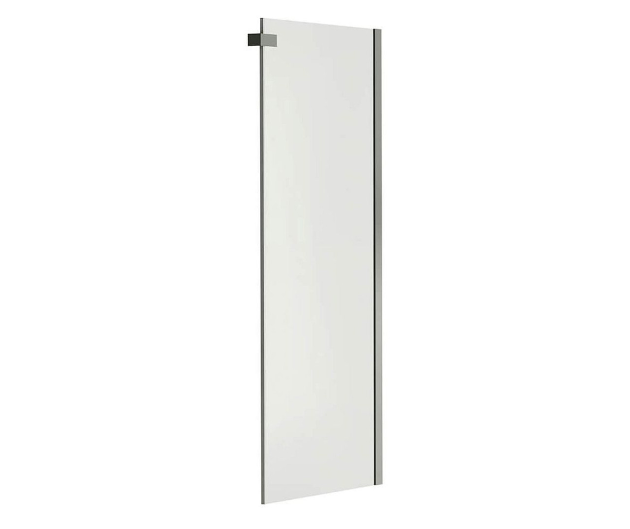 28.75 to 31.875in x 78.75in Maax Halo Clear Glass Frameless Return Panel for 34in Base, in Chrome 28.75 to 31.875in x 78.75in Maax Halo Clear Glass Frameless Return Panel for 34in Base, in Chrome
