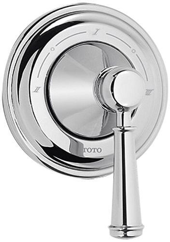 Three-Way Diverter Trim with Shut-Off and Lever Handle in Brushed Nickel