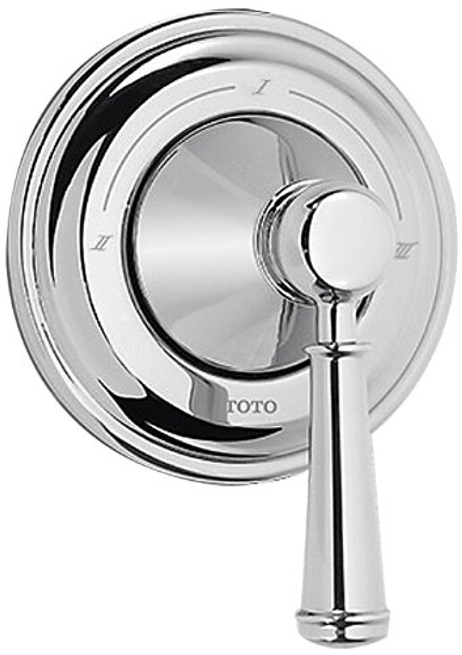 Three-Way Diverter Trim with Lever Handle in Brushed Nickel