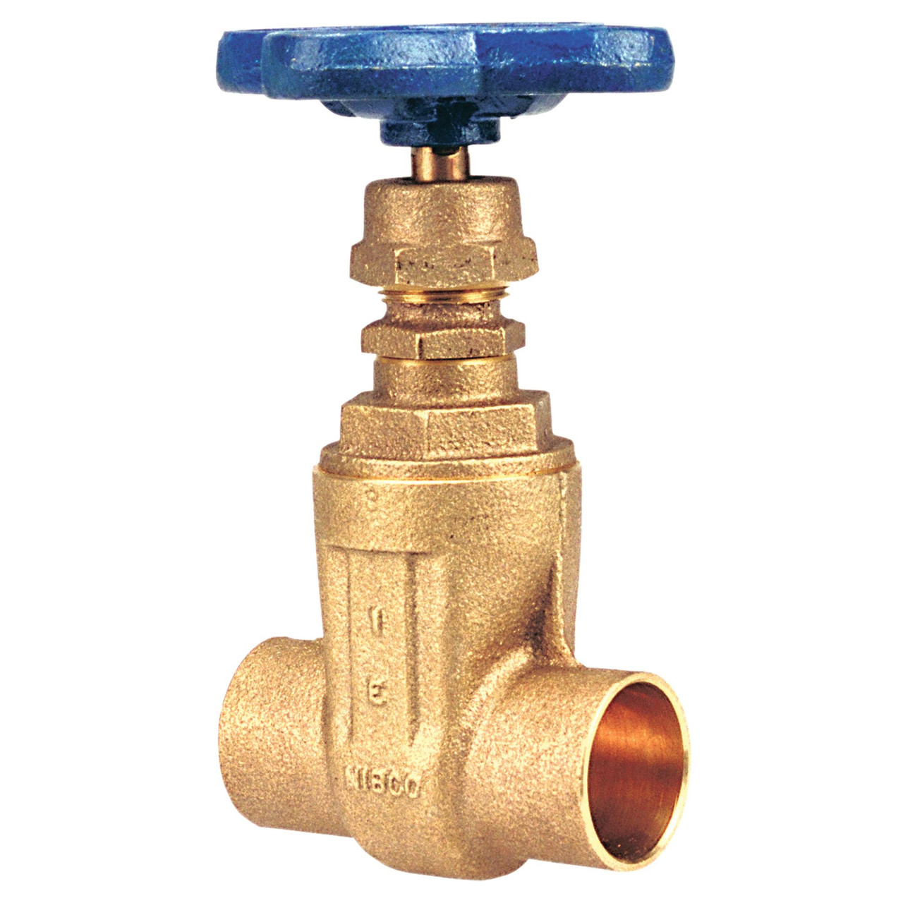 S113 3/4 CXC 125# NRS GATE BRZ, Gate Valve - Bronze, Non-rising Stem, Solder Ends, S-113  - Box of 10