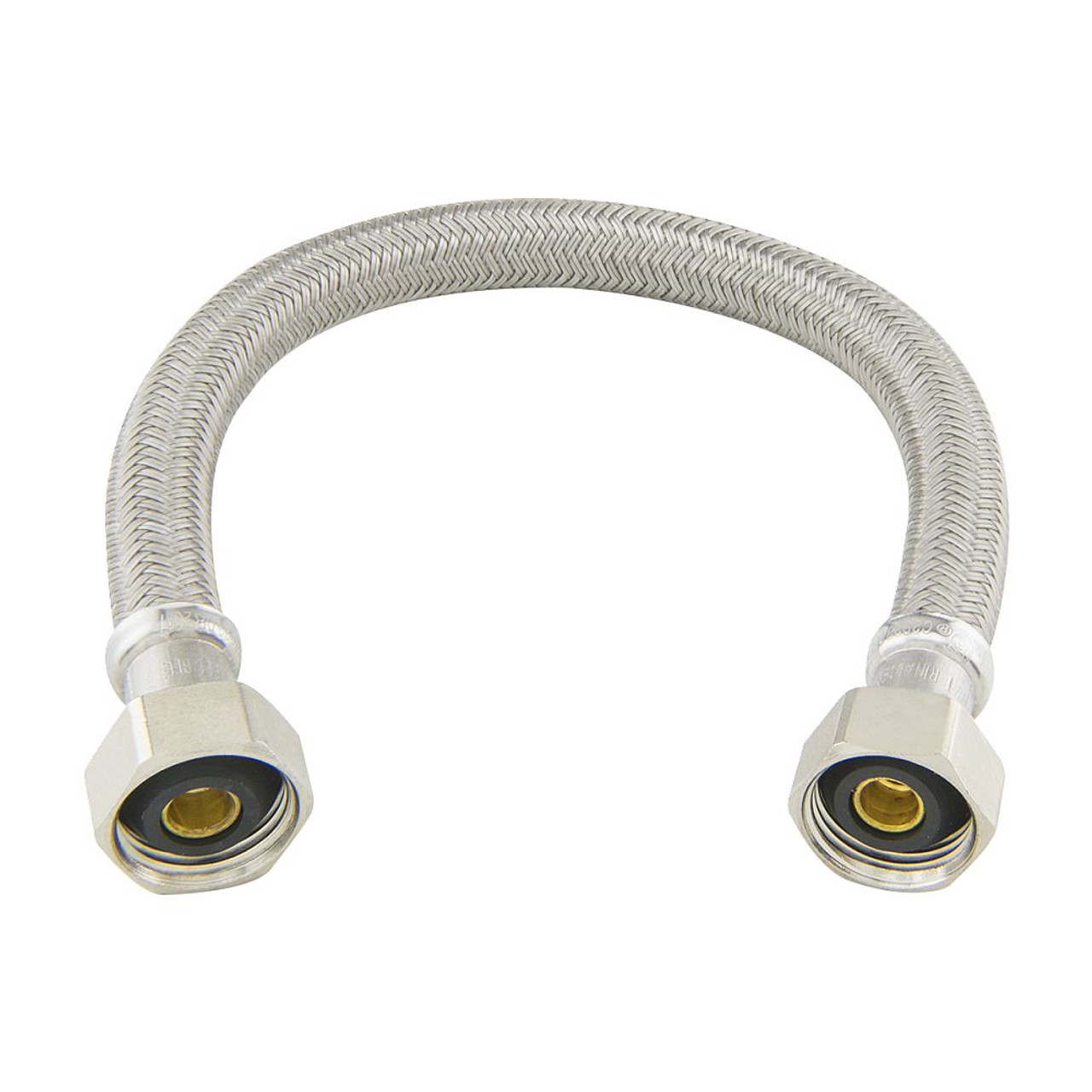B8-30A F 1/2 in. FIP x 1/2 in. FIP Braided Polymer Connector B8-30A F 1/2 in. FIP x 1/2 in. FIP Braided Polymer Connector