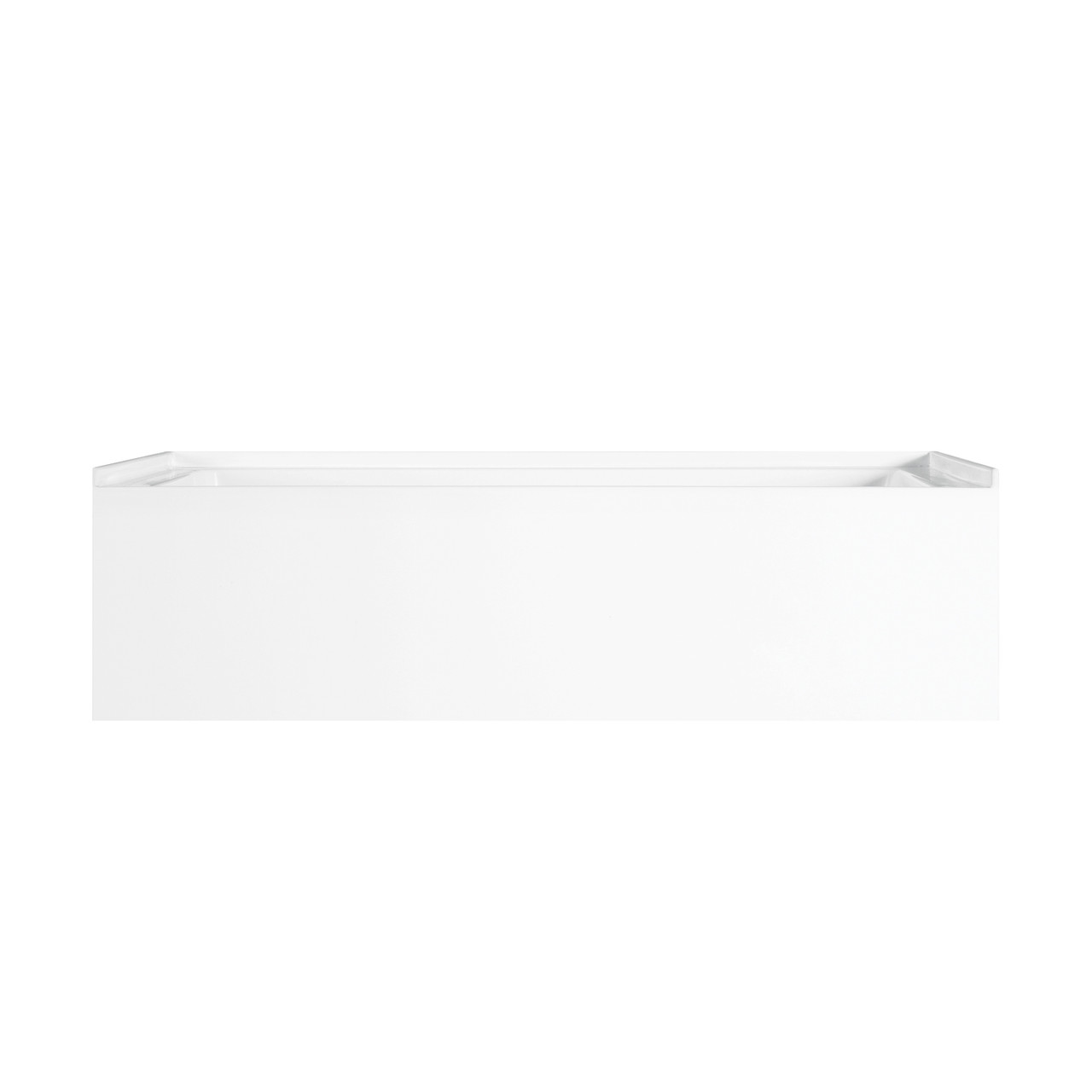 Transolid UATLN603020-L Unity 60-in x 30-in x 20-in Alcove Acrylic Bathtub With Left Hand Drain, White (Glossy)