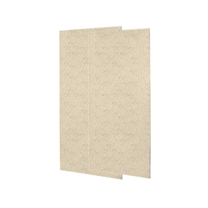 36-in W x 72-in H Solid Surface Shower Wall Panel in Tahiti Desert