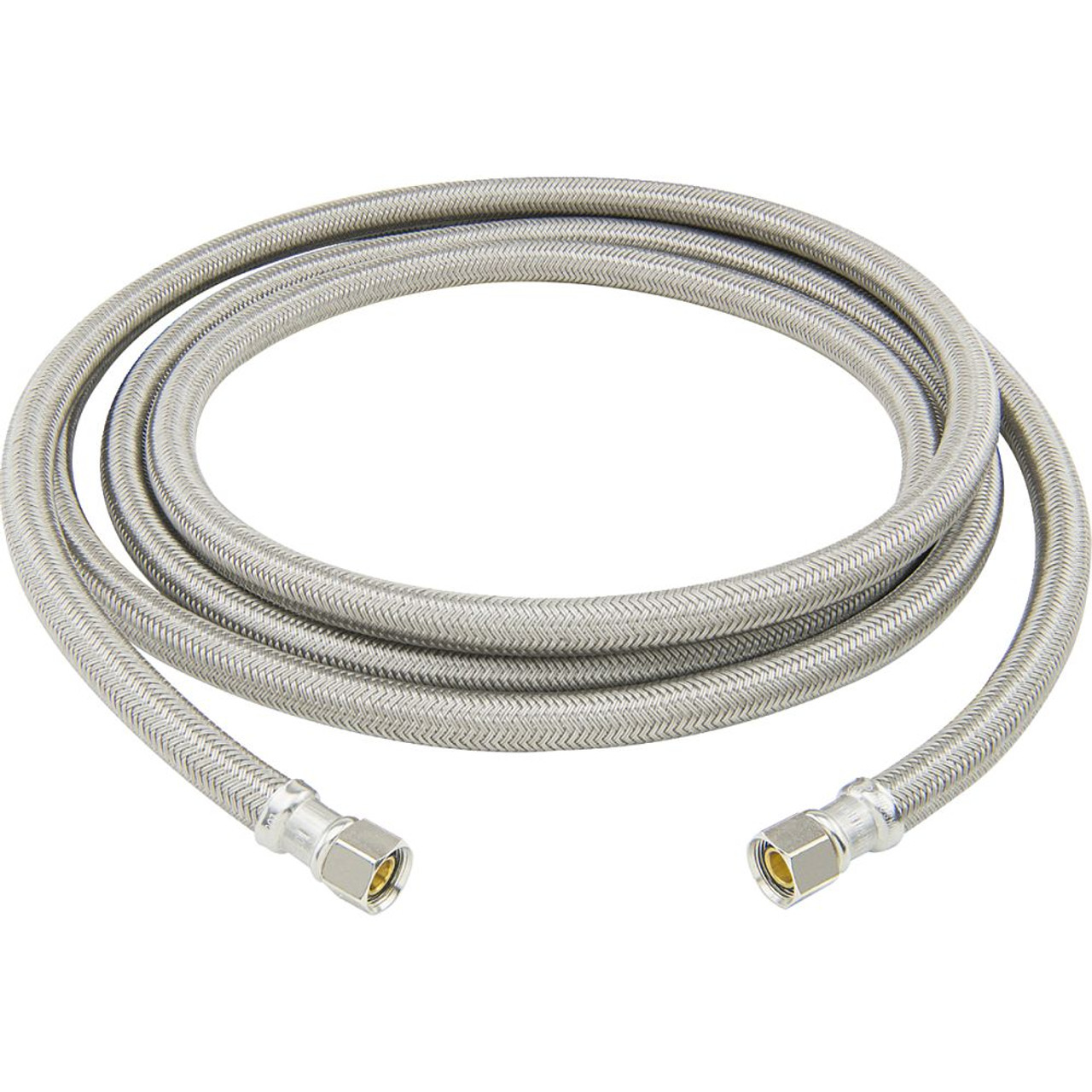 Brasscraft B1-16DW F 3/8 in. Comp x 3/8 in. Comp Braided Polymer Connector