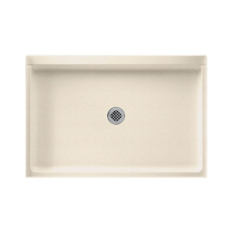 48.375-in W x 32.188-in D x 5.5-in H Solid Surface Shower Base in Tahiti Sand