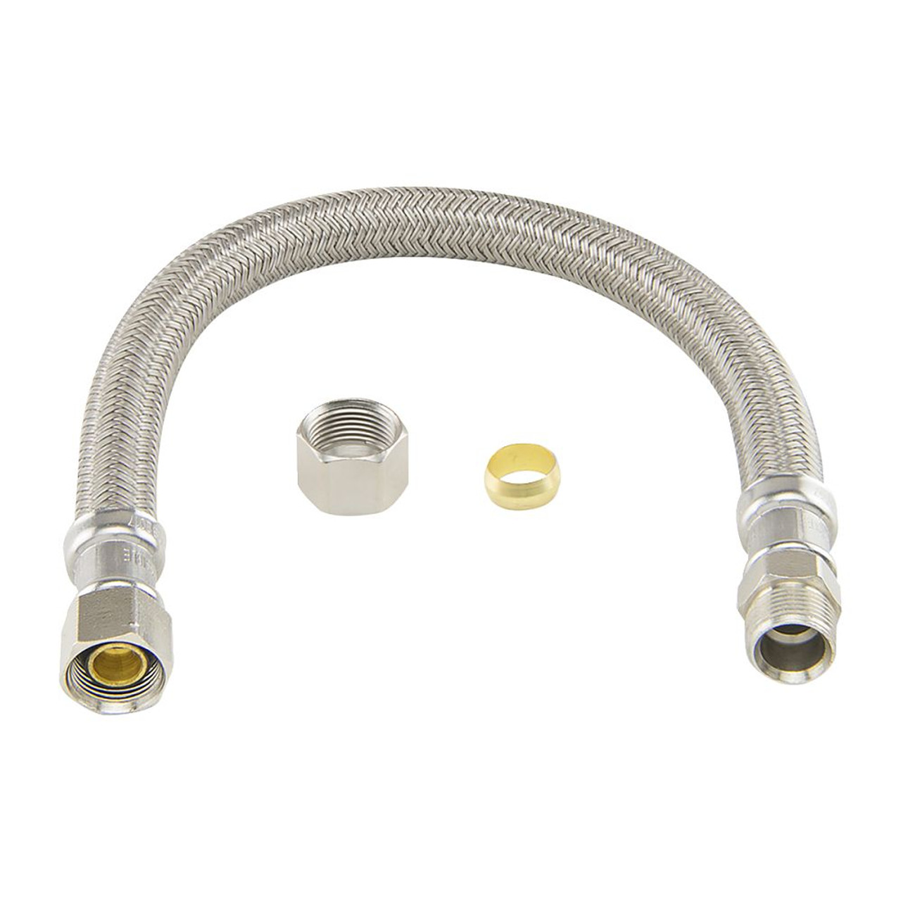B1-12KC F 3/8 in. Comp x 3/8 in. Comp with KC Nosepiece Braided Polymer Connector B1-12KC F 3/8 in. Comp x 3/8 in. Comp with KC Nosepiece Braided Polymer Connector