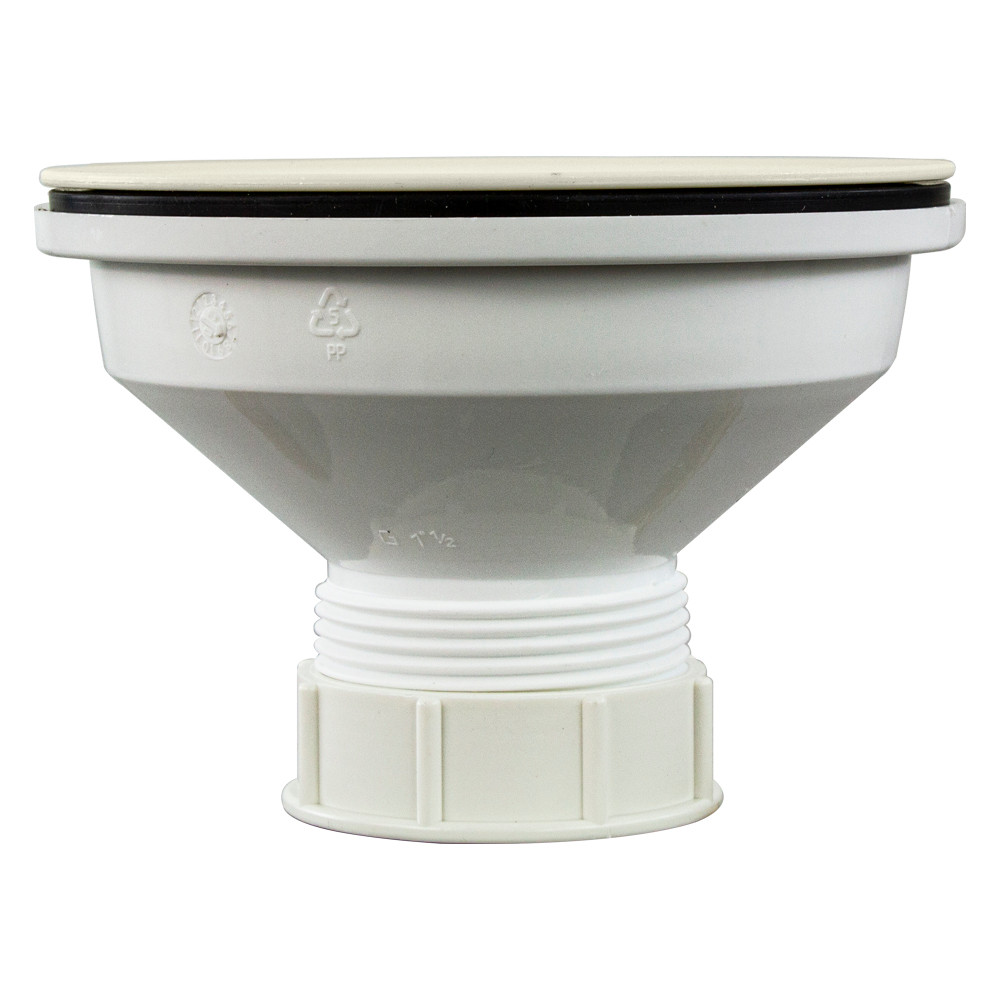 3.5-in Plastic Strainer in Biscuit