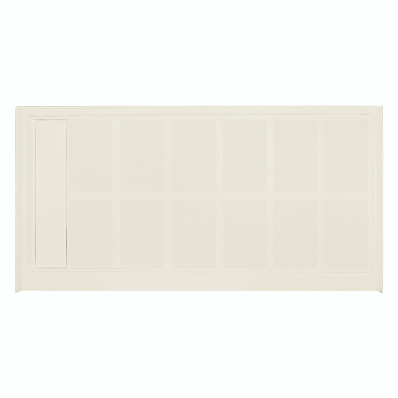 Transolid Linear FL6036L-32 60-in x 36-in Rectangular Alcove Shower Base with Left Hand Drain in Cameo