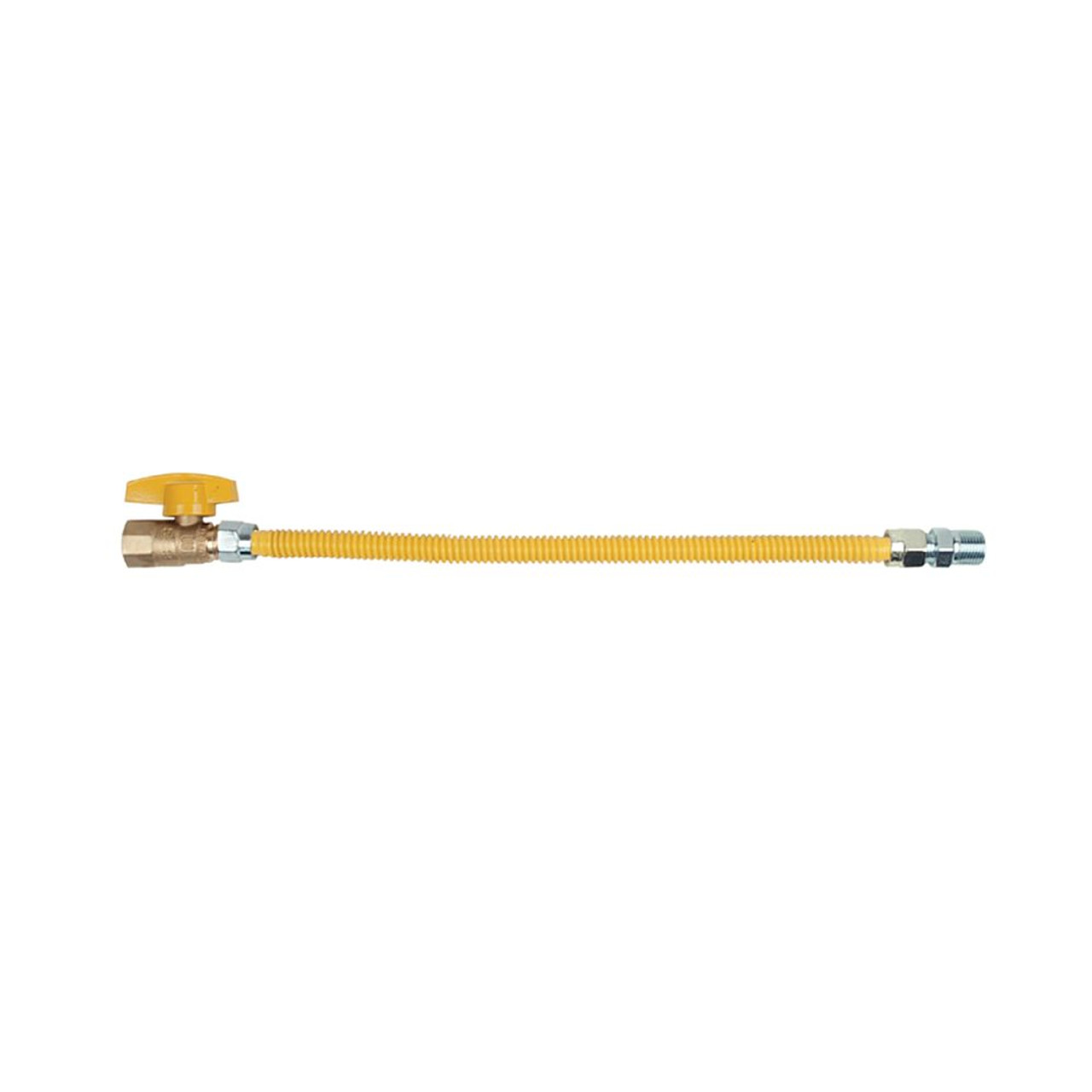 BrassCraft CSSD4K-24 1/2 in. MIP (3/8 in. FIP Tap) x 1/2 in. FIP Gas Ball Valve