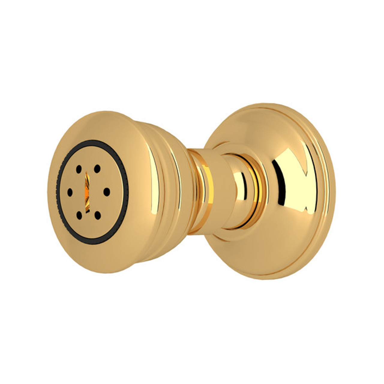 Rohl 1095/8ULB 2-Function Body Spray, Unlacquered Brass