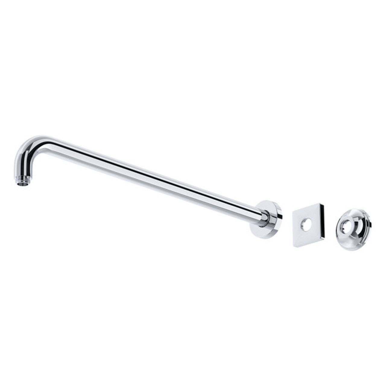 Rohl 200127SAAPC 20-in Reach Wall Mount Shower Arm, Polished Chrome