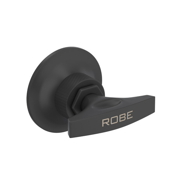 MBG7MB Graceline Wall Mount Single Robe Hook, Matte Black