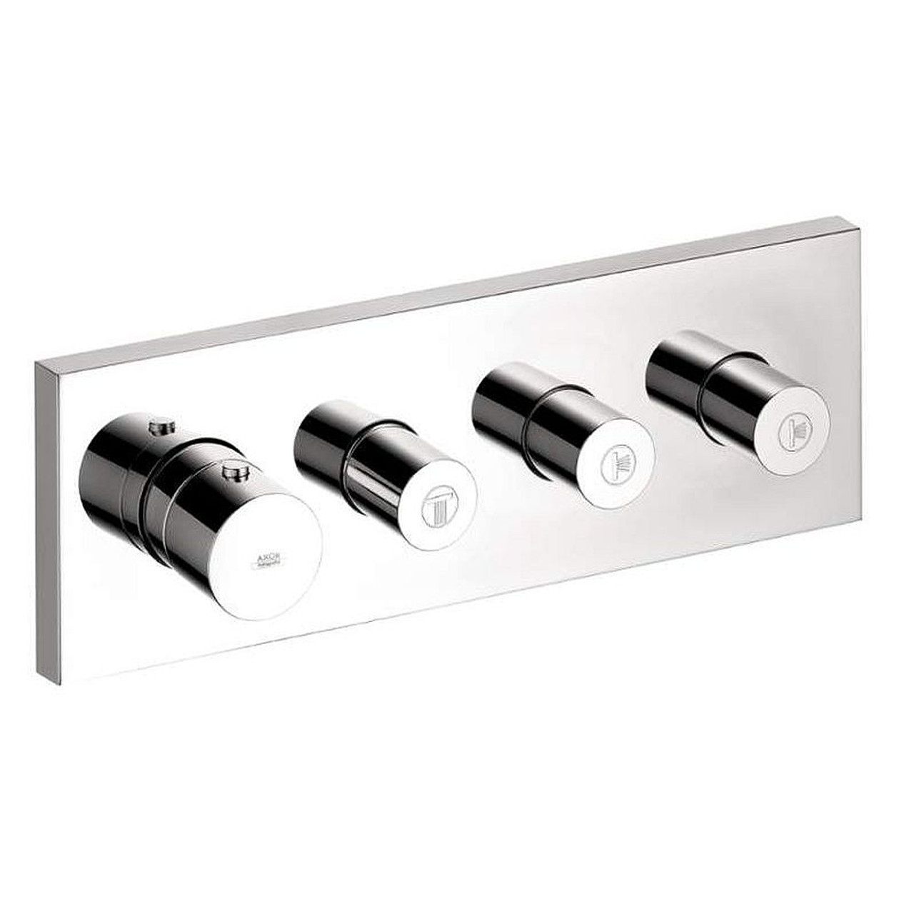 Axor 10751001 Thermostatic Valve Trim with Integrated Volume Control - Less Valve in Chrome Axor 10751001 Thermostatic Valve Trim with Integrated Volume Control - Less Valve in Chrome