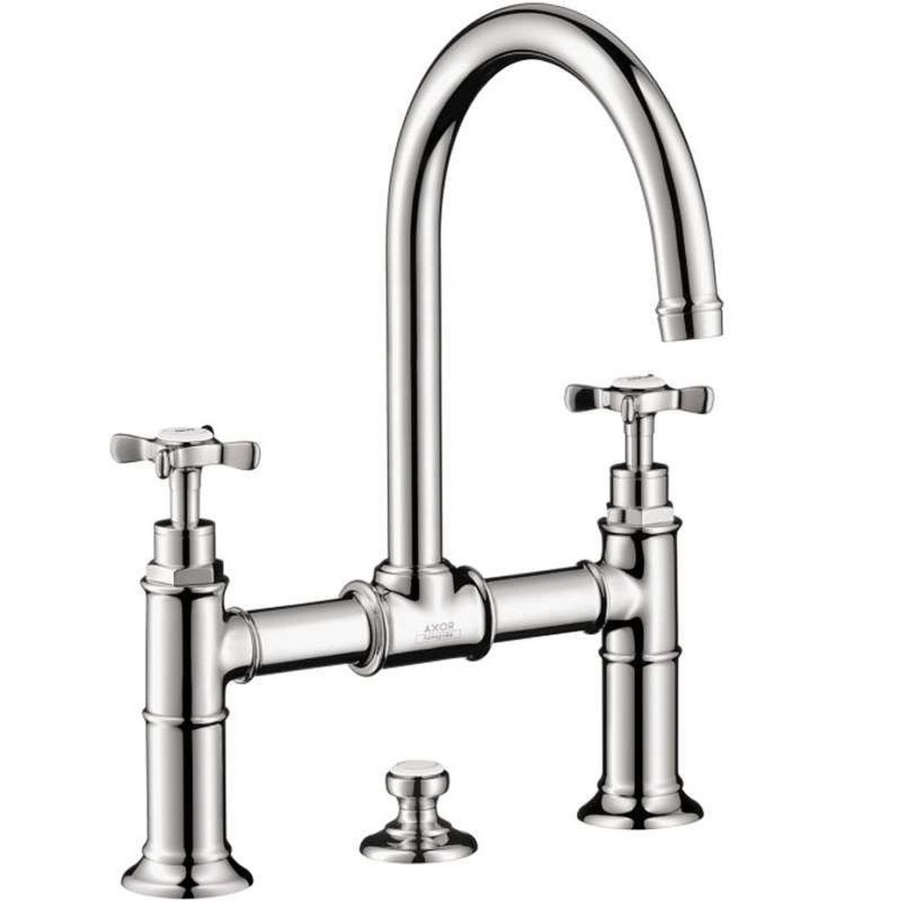 Axor 16510001 Bathroom Faucet Widespread Faucet with Cross Handles in Chrome