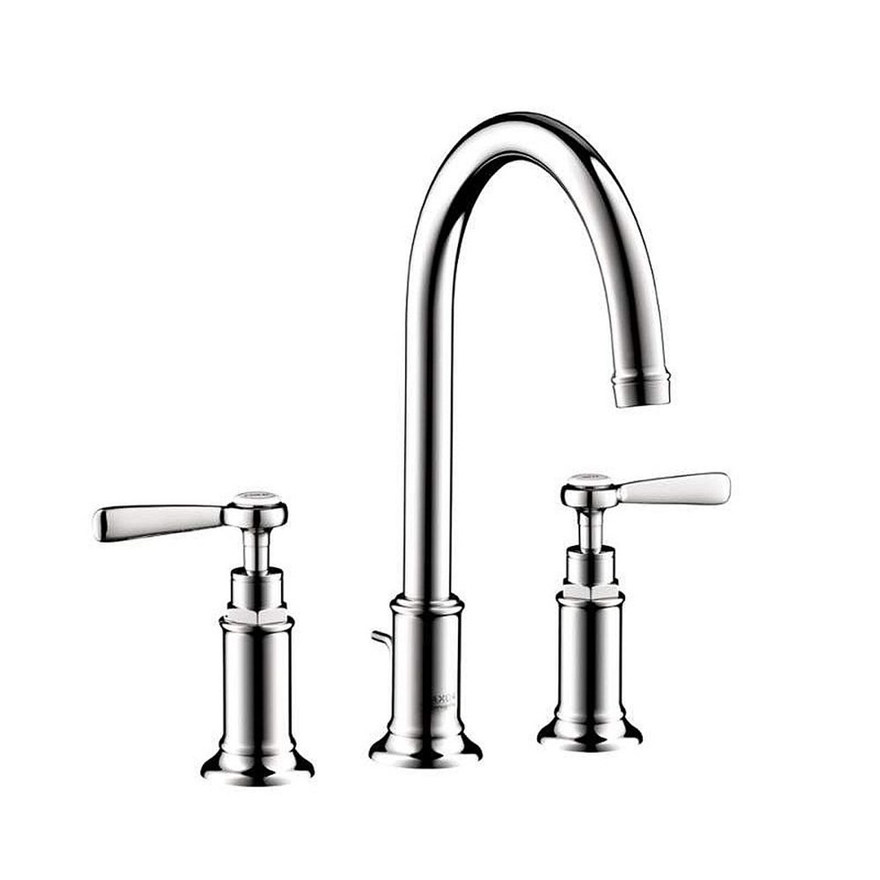 Bathroom Faucet Widespread Faucet with Lever Handles in Chrome