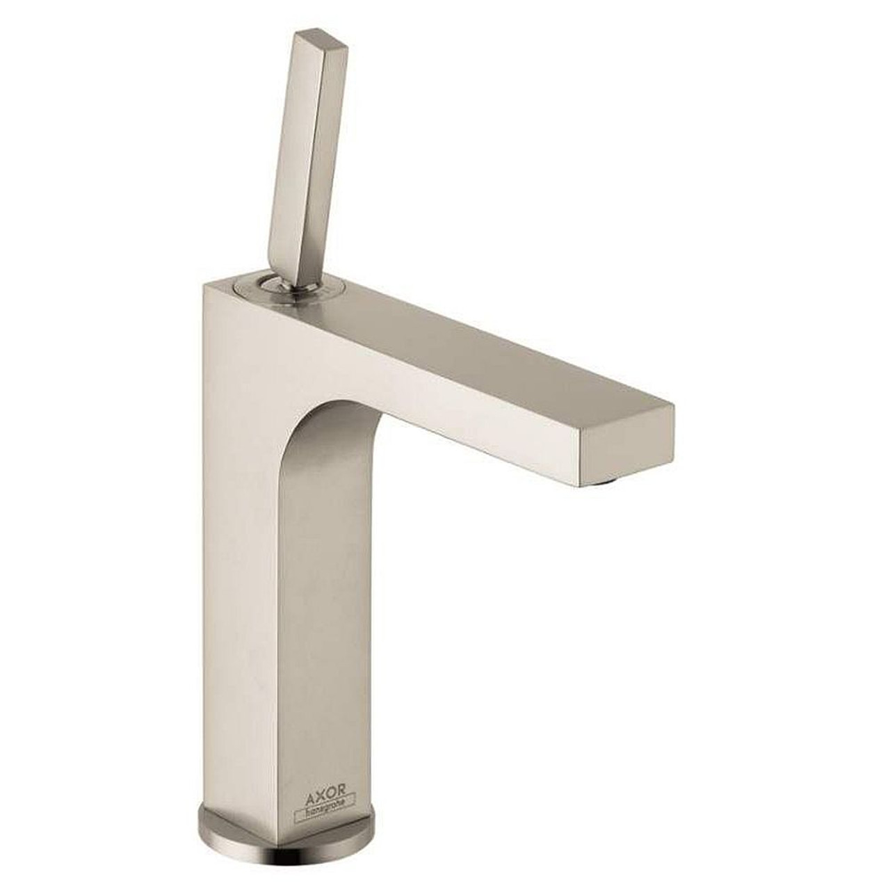 Axor 39031821 Bathroom Faucet Single Hole Faucet with Lever Handle in Brushed Nickel