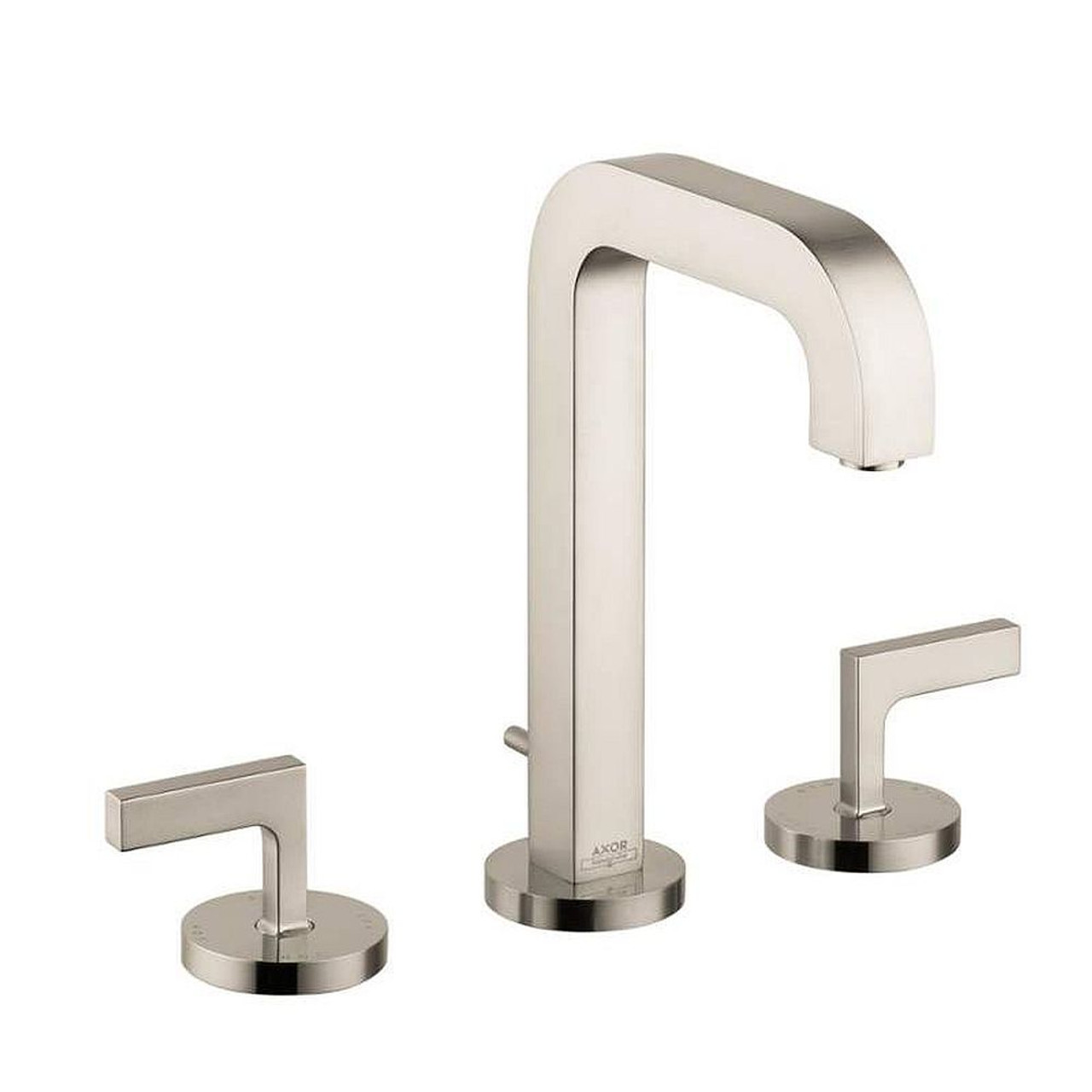 Axor 39135821 Bathroom Faucet Widespread Faucet with Lever Handles in Brushed Nickel