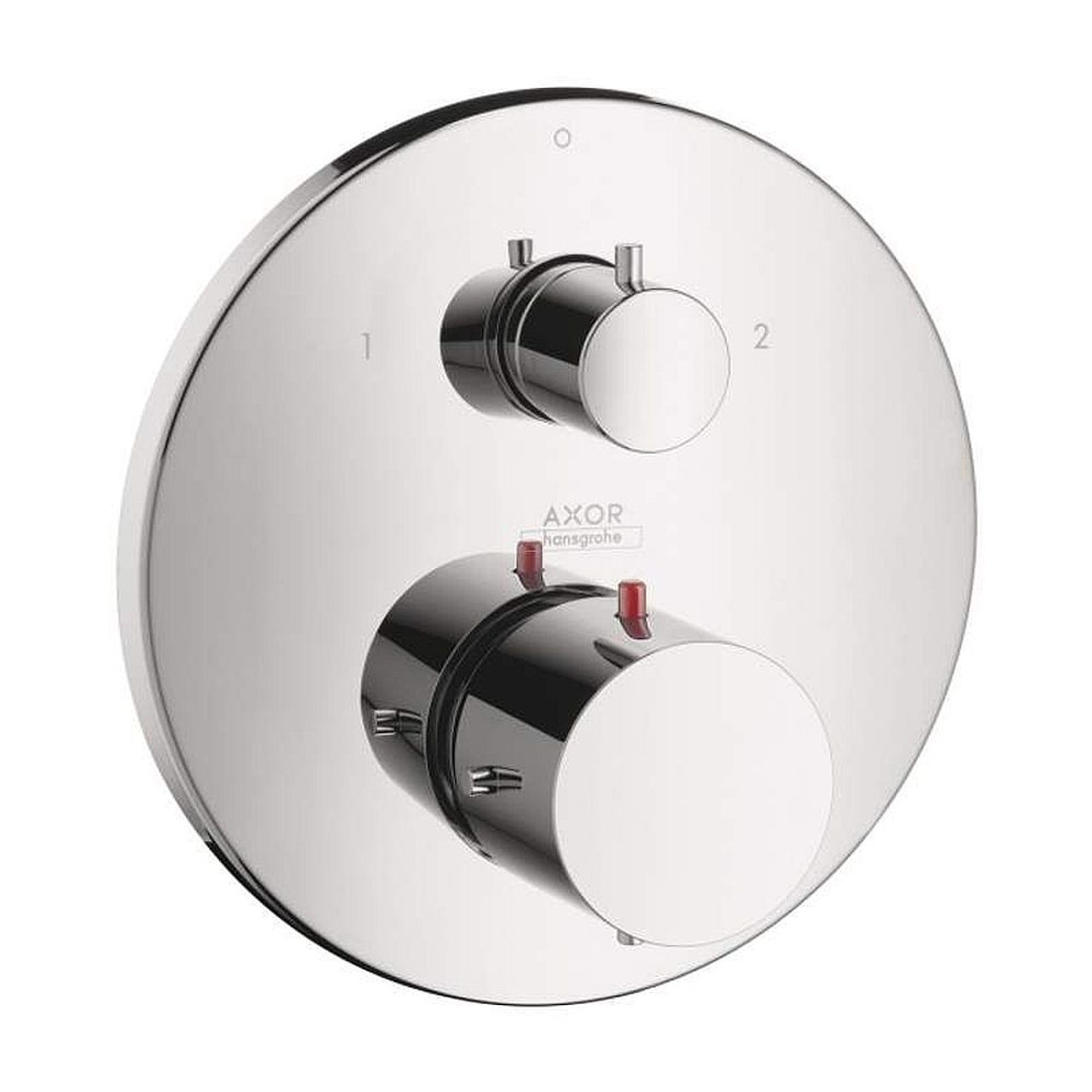 Axor 10720001 Thermostatic Valve Trim with Integrated Diverter and Volume Controls - Less Valve in Chrome