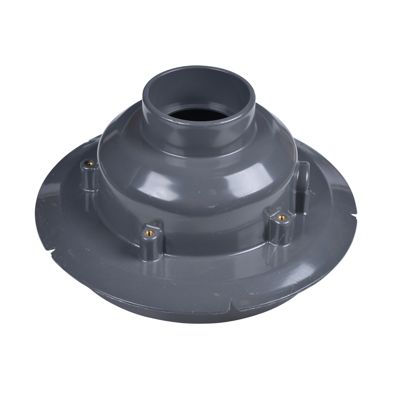 Sediment Drain 4" PVC Body Hub Plastic Grate with Bucket