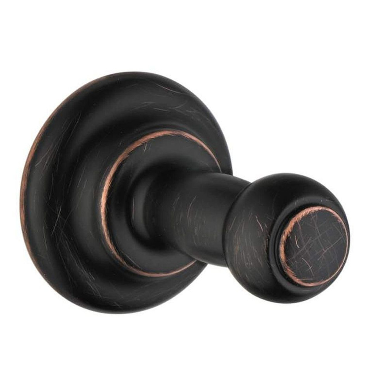Hansgrohe 06096920 C Single Robe Hook in Rubbed Bronze Hansgrohe 06096920 C Single Robe Hook in Rubbed Bronze