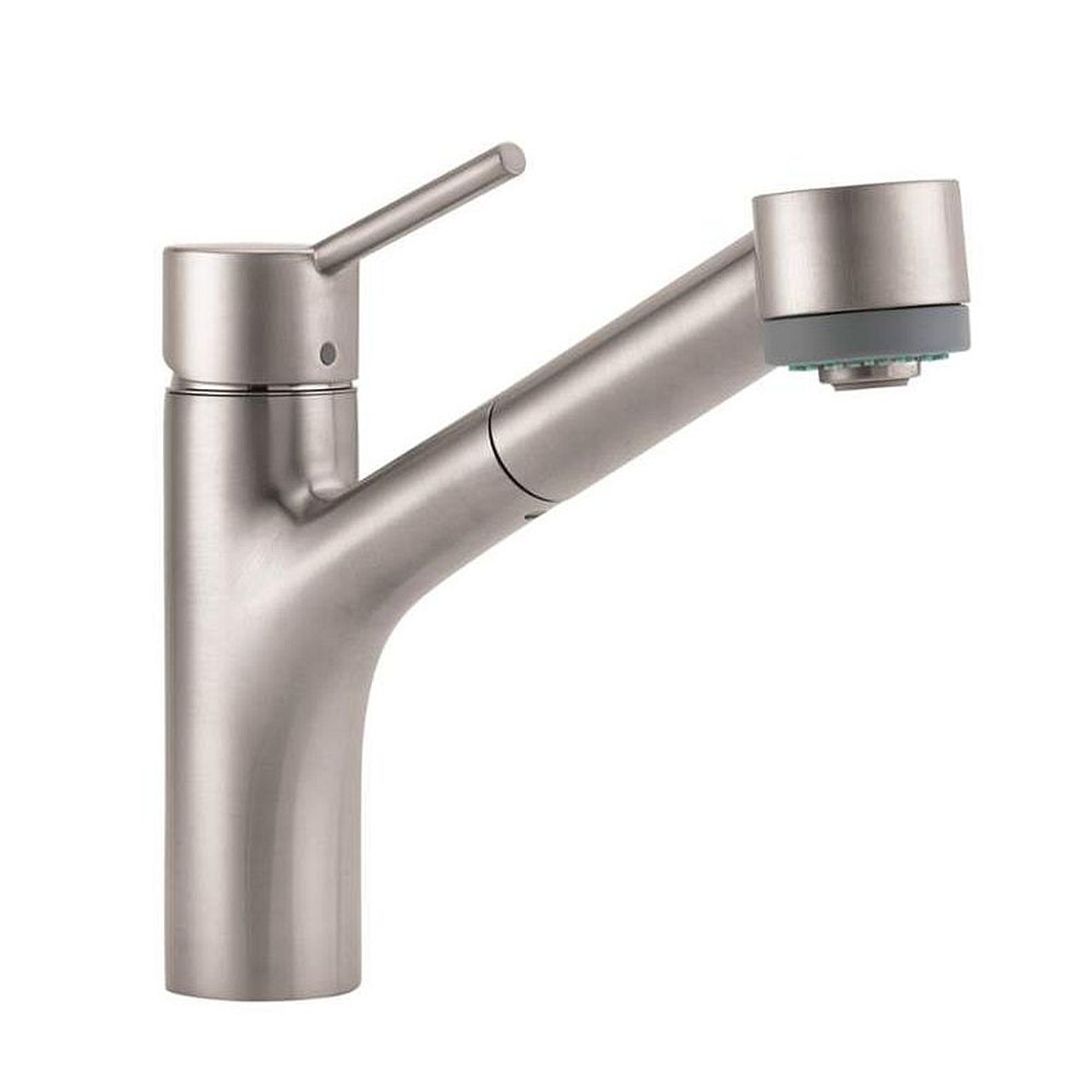 Hansgrohe 06462860 Talis S Pull-Out Kitchen Faucet with Locking Spray Diverter in Steel Optic
