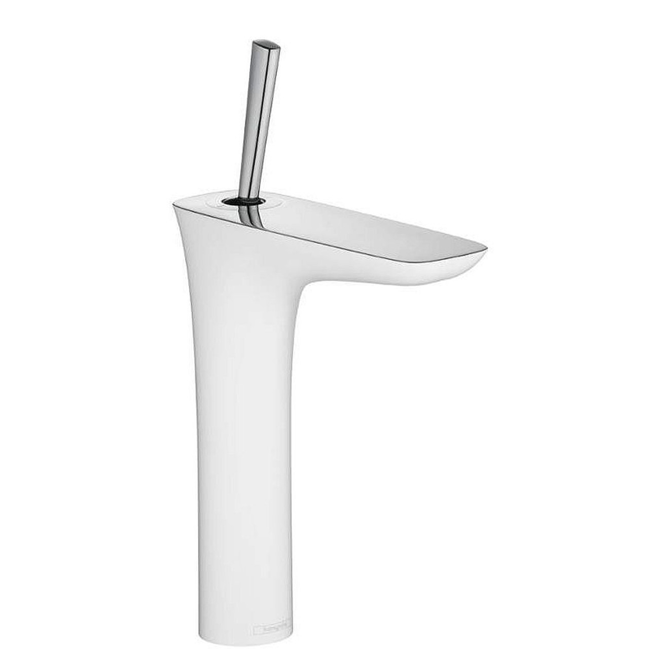 Hansgrohe 15081401 PuraVida Bathroom Faucet Vessel Faucet with Lever Handle in White/Chrome Hansgrohe 15081401 PuraVida Bathroom Faucet Vessel Faucet with Lever Handle in White/Chrome