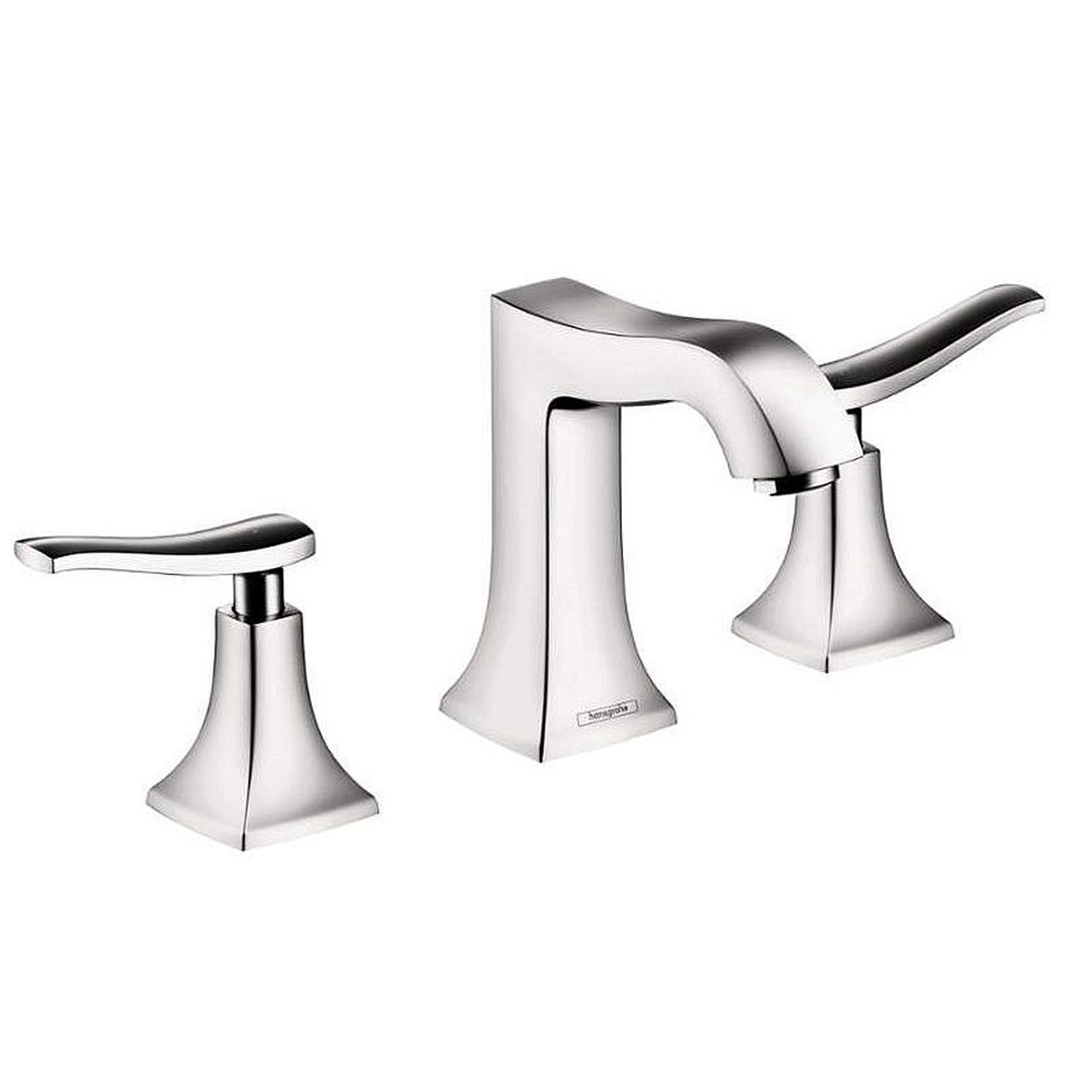 Hansgrohe Metris C 31073001 Bathroom Faucet Widespread Faucet with Lever Handles in Chrome