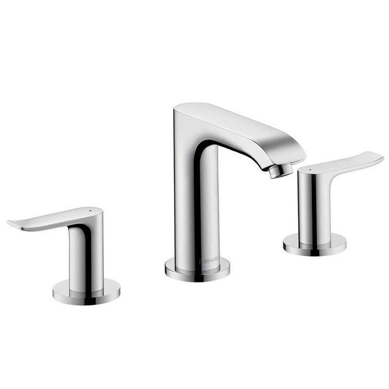 Hansgrohe Metris 31083001 Bathroom Faucet Widespread Faucet with Lever Handles in Chrome