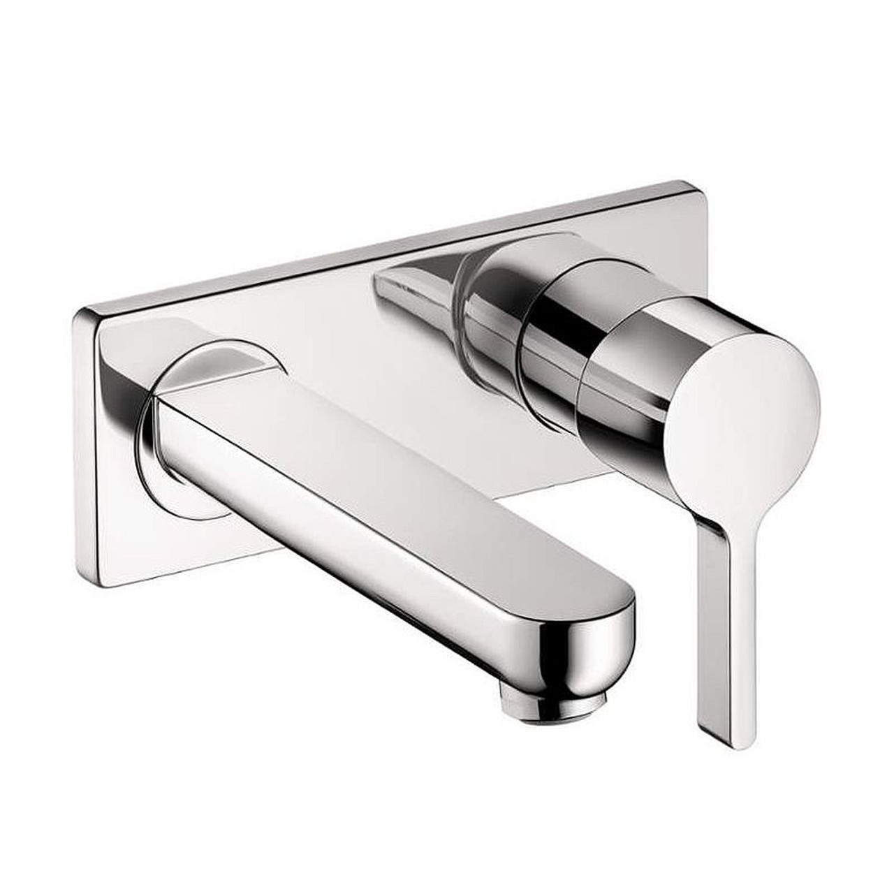 Hansgrohe Metris S Wall-Mounted Bathroom Faucet With Lever Handle