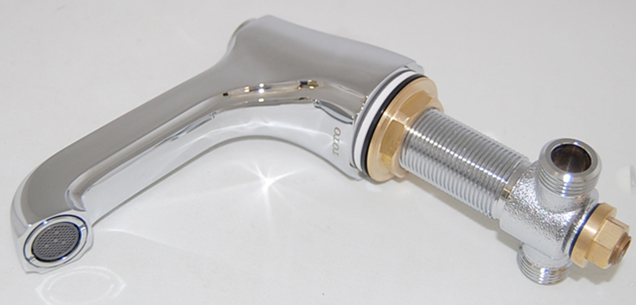 Widespread Spout Assembly for Guinevere Faucets in Brushed Nickel