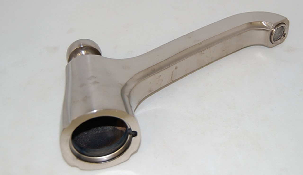 Deckbath Spout Assembly for Guinevere Faucets in Polished Nickel Deckbath Spout Assembly for Guinevere Faucets in Polished Nickel