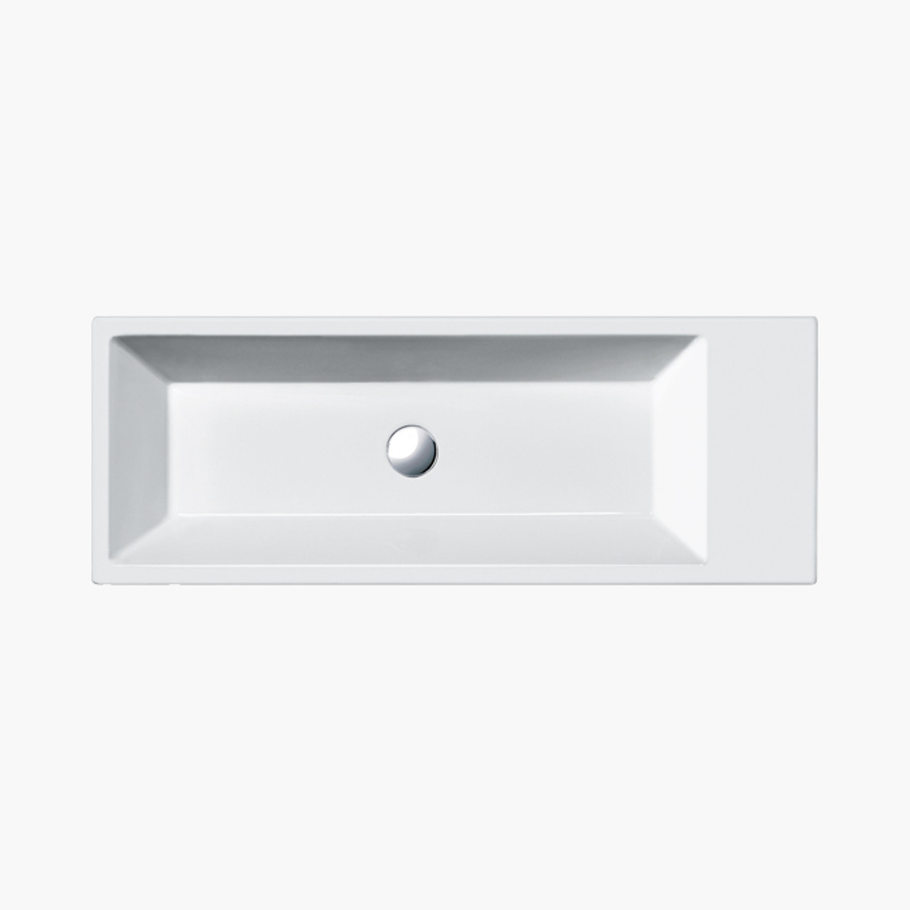 100 Series 39.37-in W x 14.57-in L Sink White 100 Series 39.37-in W x 14.57-in L Sink White