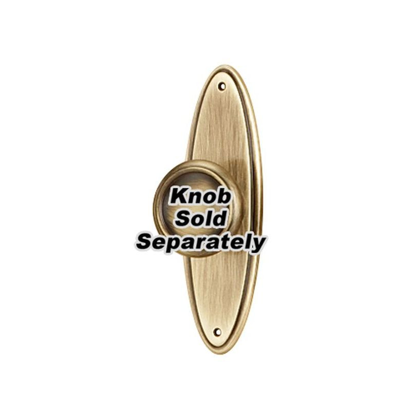 Escutcheon Traditional 3-in in Antique English