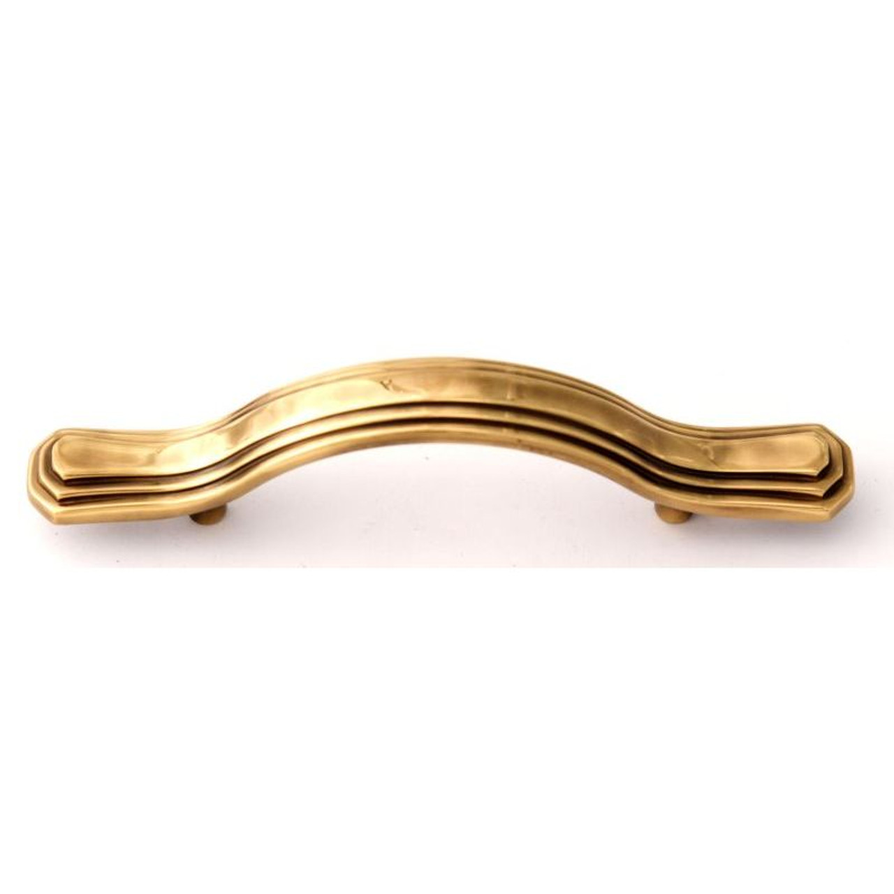 Alno Geometric A1516-3-PA Pull Transitional in Polished Antique
