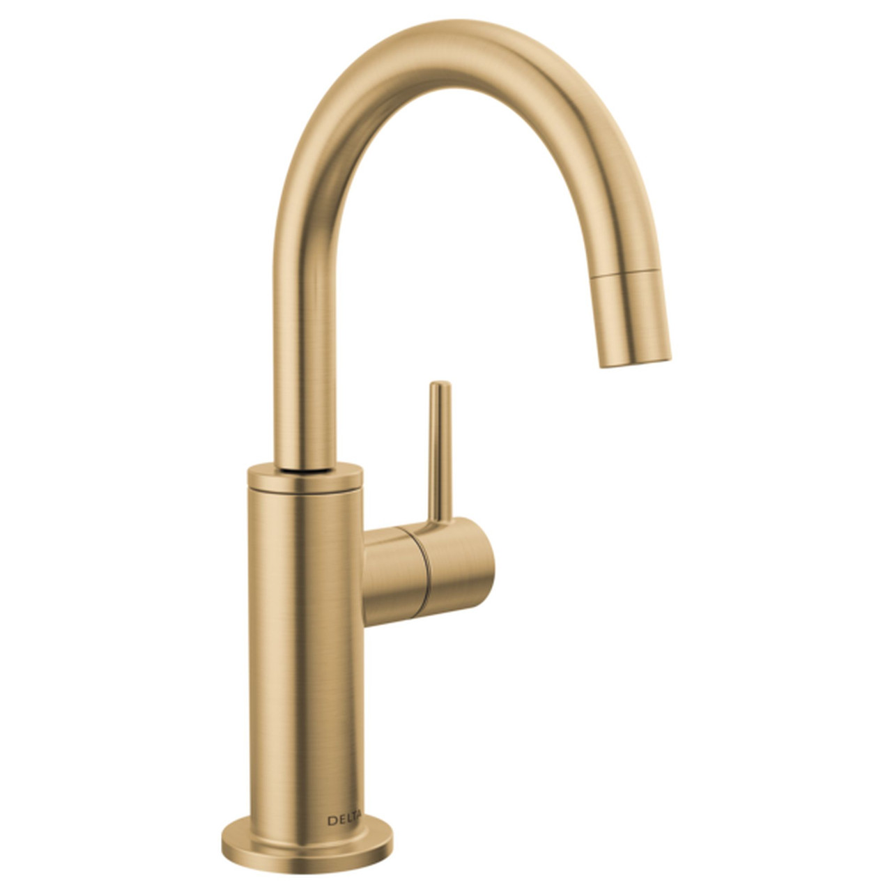 Delta 1930-CZ-DST Other Contemporary Round Beverage Faucet, Champagne Bronze