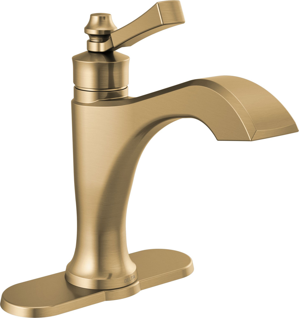 Delta 556-CZLPU-DST Dorval Single Handle Bathroom Faucet, Champagne Bronze