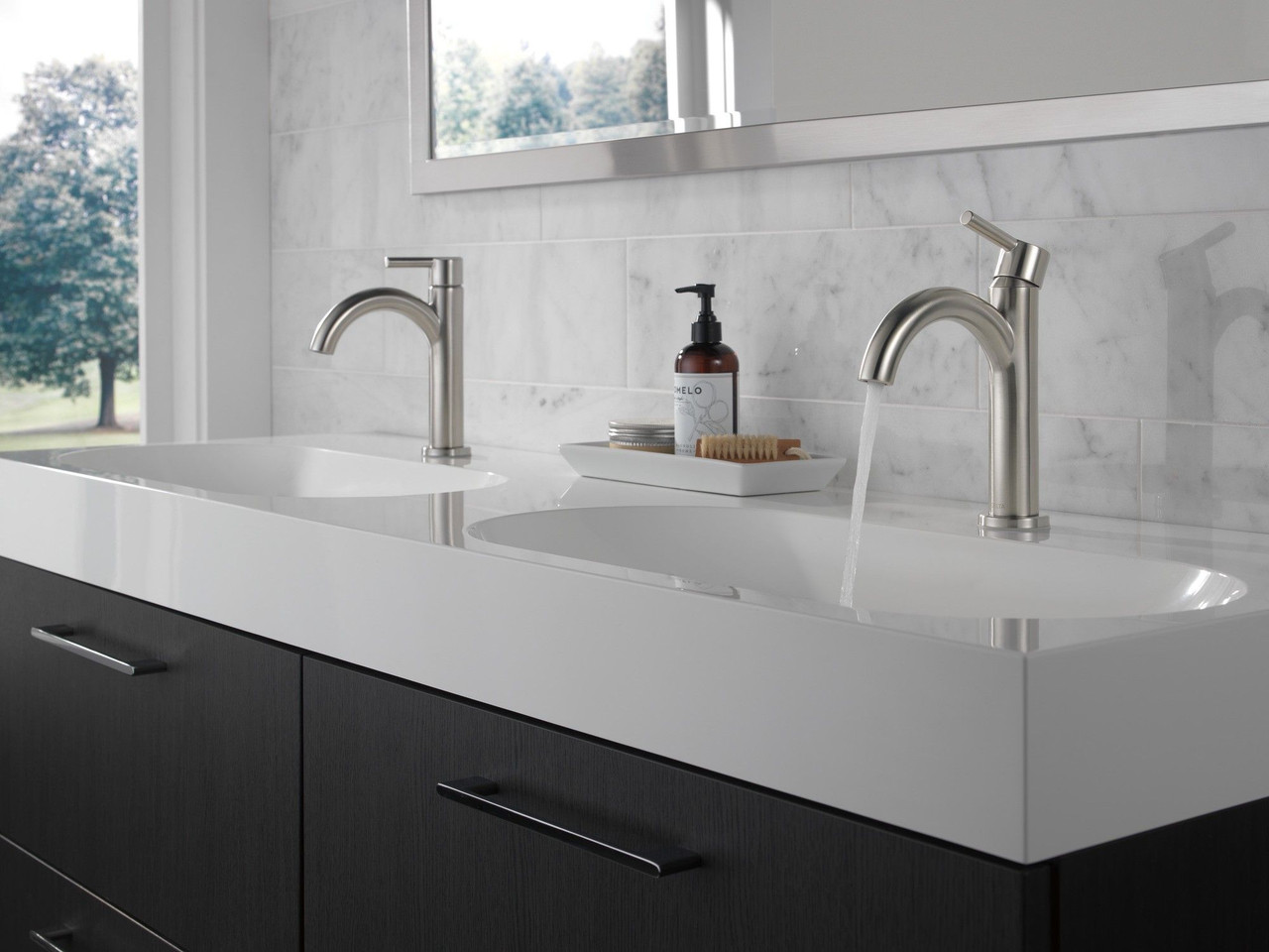 Delta 15749LF-SS Nicoli Single Handle Bathroom Faucet, Stainless