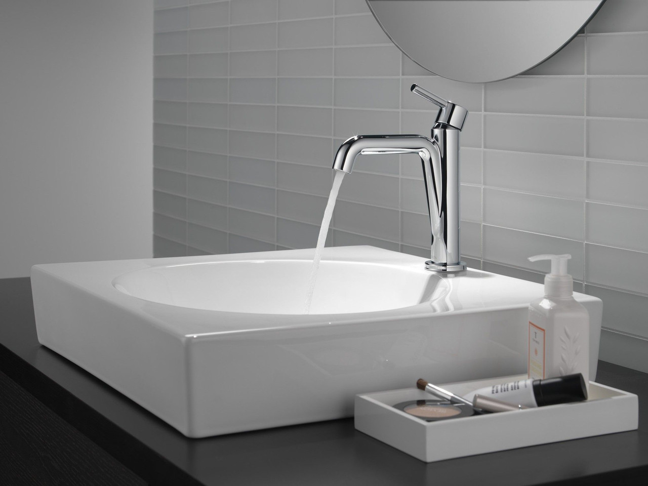 15849LF Nicoli Single Handle Bathroom Faucet, Chrome