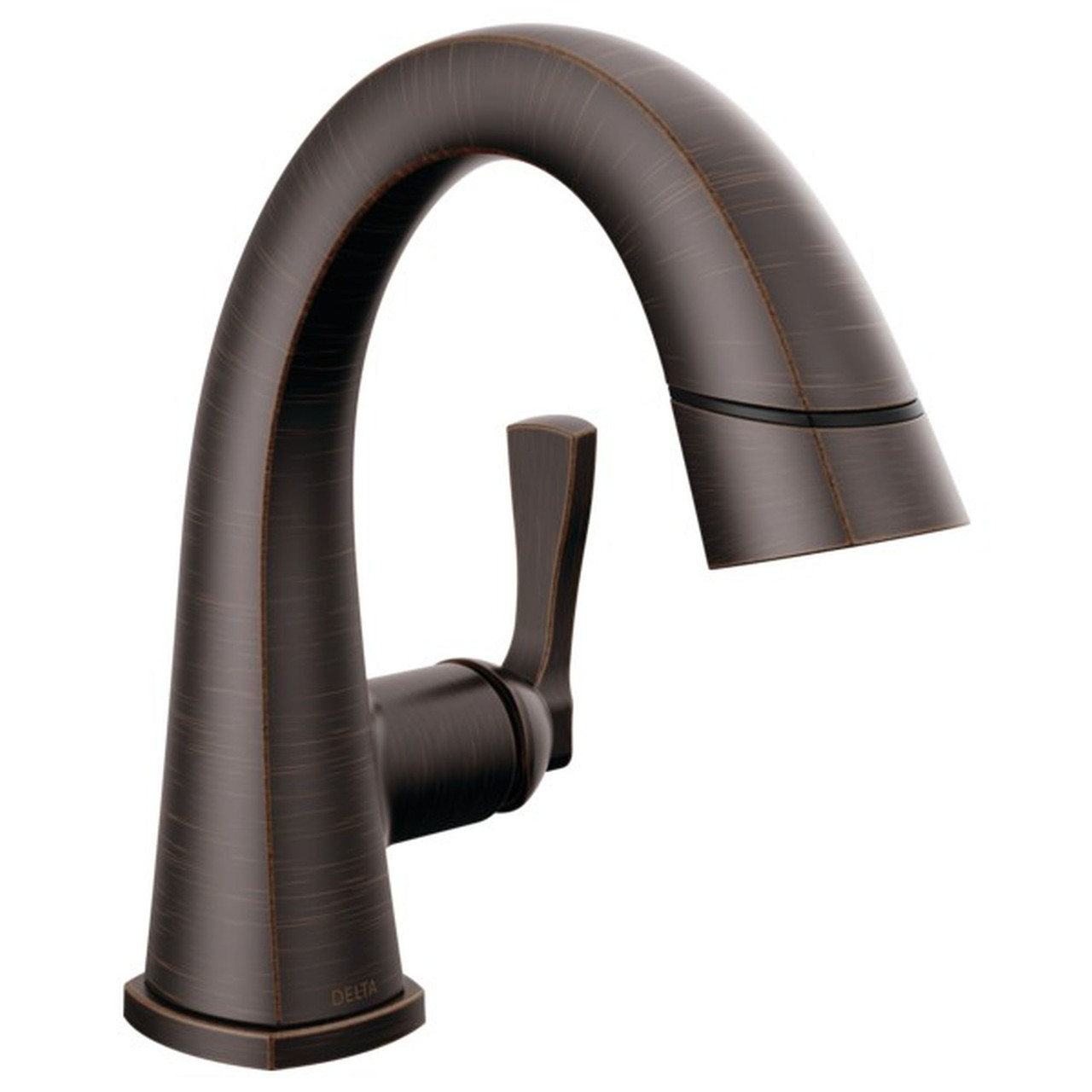 Delta 577-RBPD-DST Stryke Single Handle Pull Down Bathroom Faucet, Venetian Bronze