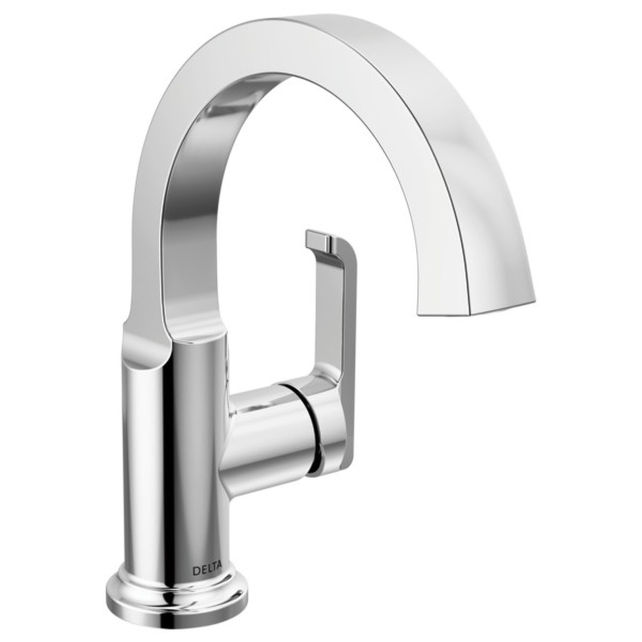 588SH-PR-DST Tetra Single Handle Bathroom Faucet, Lumicoat Chrome