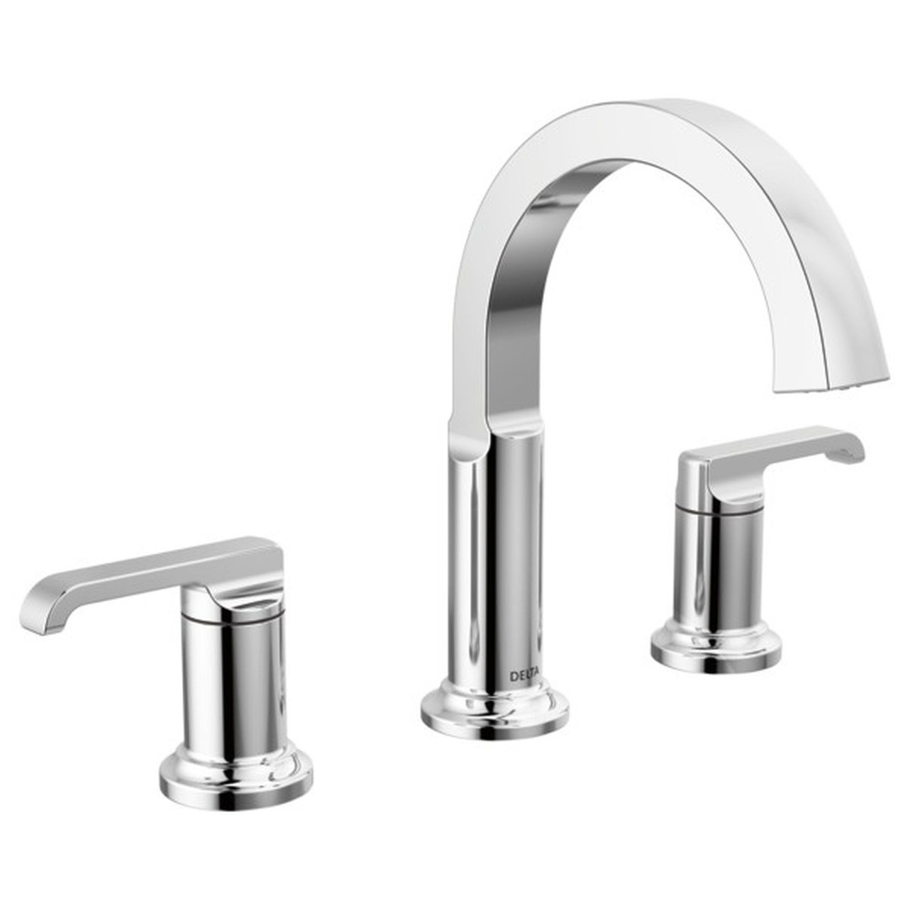 Delta 35588-PR-DST Tetra Two Handle Widespread Bathroom Faucet, Lumicoat Chrome