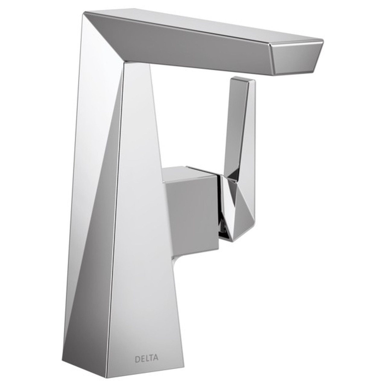 643-PR-DST Trillian Single Handle Mid-Height Bathroom Faucet, Lumicoat Chrome