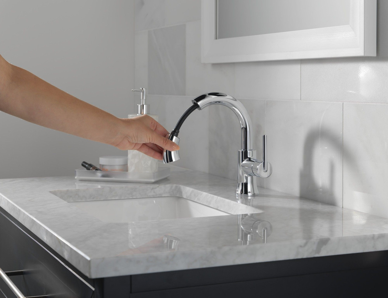 559HAR-PD-DST Trinsic Single Handle Pull Down Bathroom Faucet, Chrome