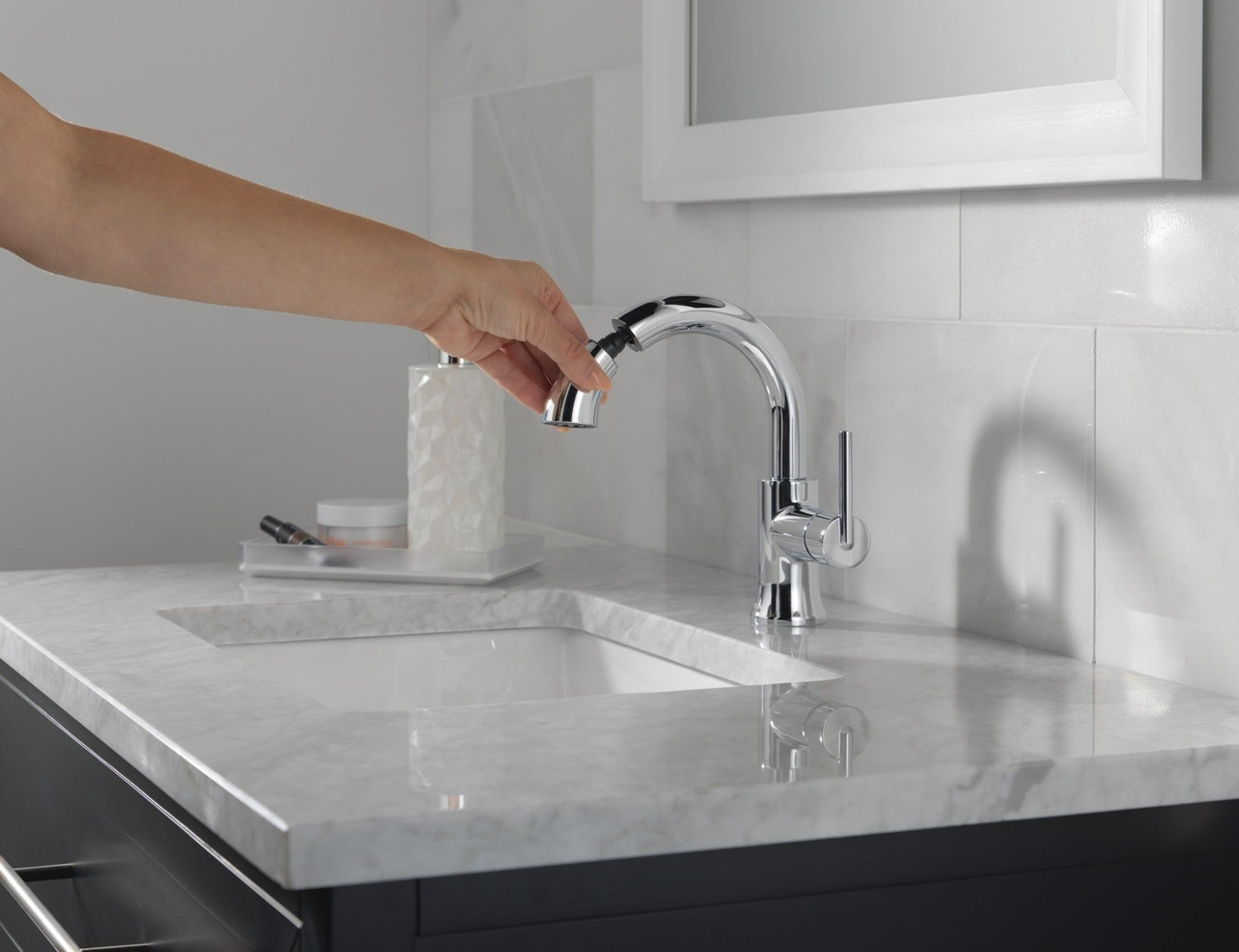 559HAR-PD-DST Trinsic Single Handle Pull Down Bathroom Faucet, Chrome