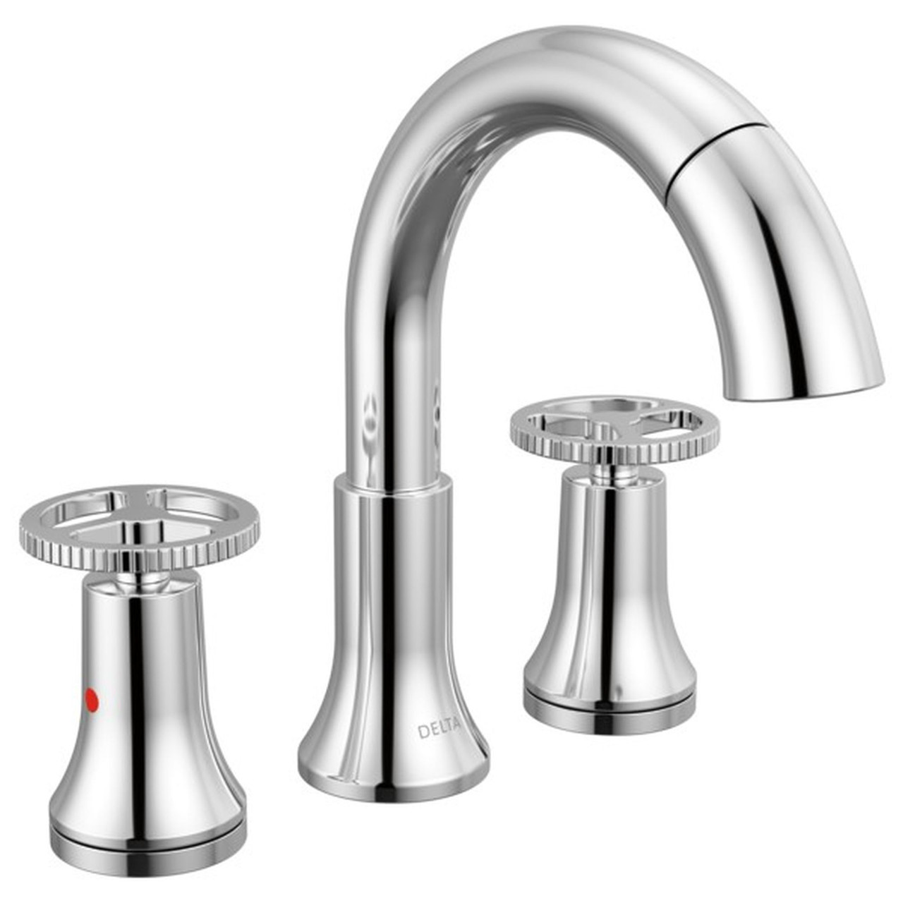 Delta 3558-PD-DST Trinsic Two Handle Widespread Pull Down Bathroom Faucet, Chrome