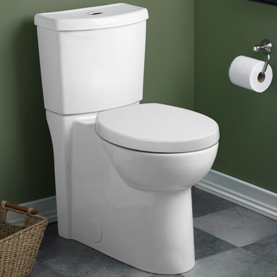 Dual-Flush Round 2-Piece Toilet with Concealed Trapway, Seat, and 12-in Rough-In
