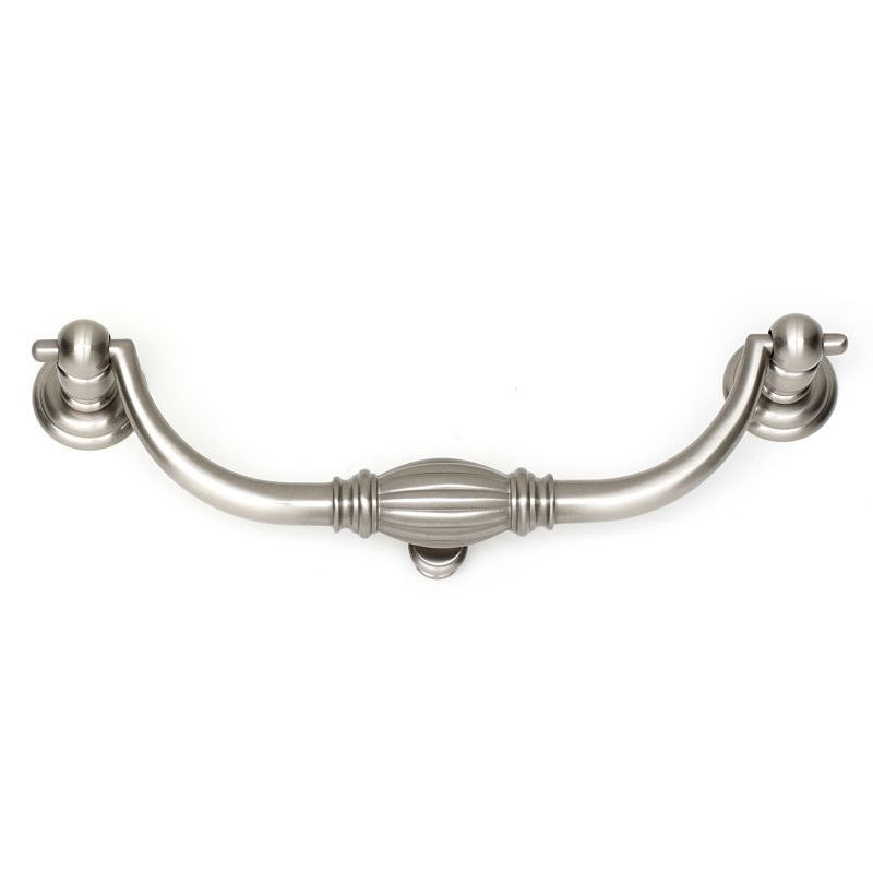 Alno Tuscany A233-6-SN Bail Pull Traditional in Satin Nickel